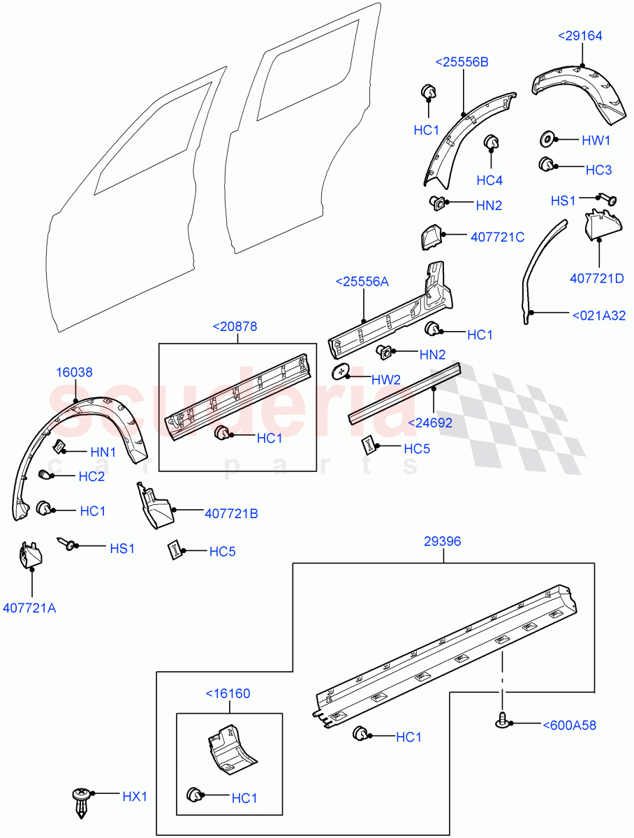 Body Mouldings (Rr Bumper Plastic Partially Painted) ((V) FROMAA000001) of Land Rover Land Rover Discovery 4 (2010-2016) [5.0 OHC SGDI NA V8 Petrol]