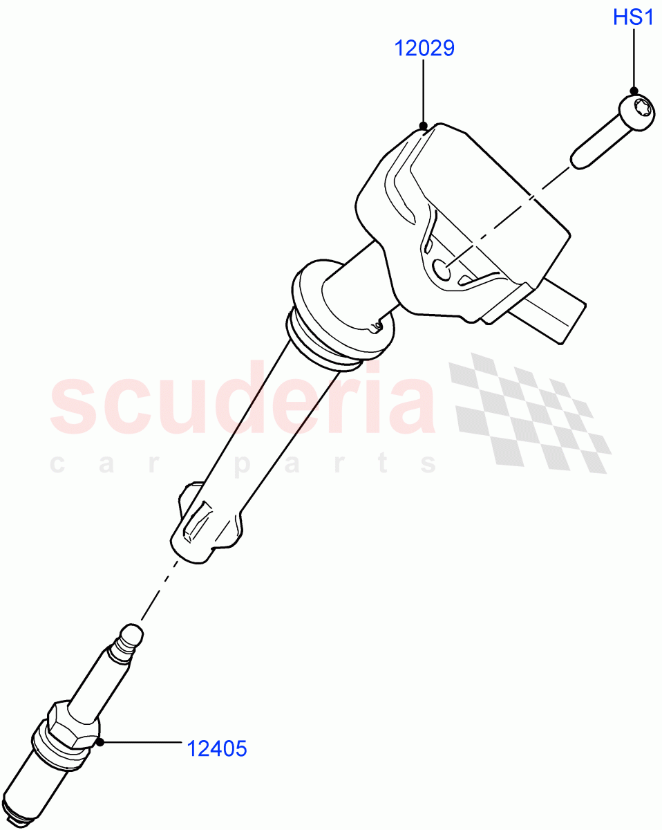 Ignition Coil And Wires/Spark Plugs (5.0L OHC SGDI NA V8 Petrol - AJ133) ((V) FROMAA000001) of Land Rover Land Rover Range Rover Sport (2010-2013) [5.0 OHC SGDI NA V8 Petrol]
