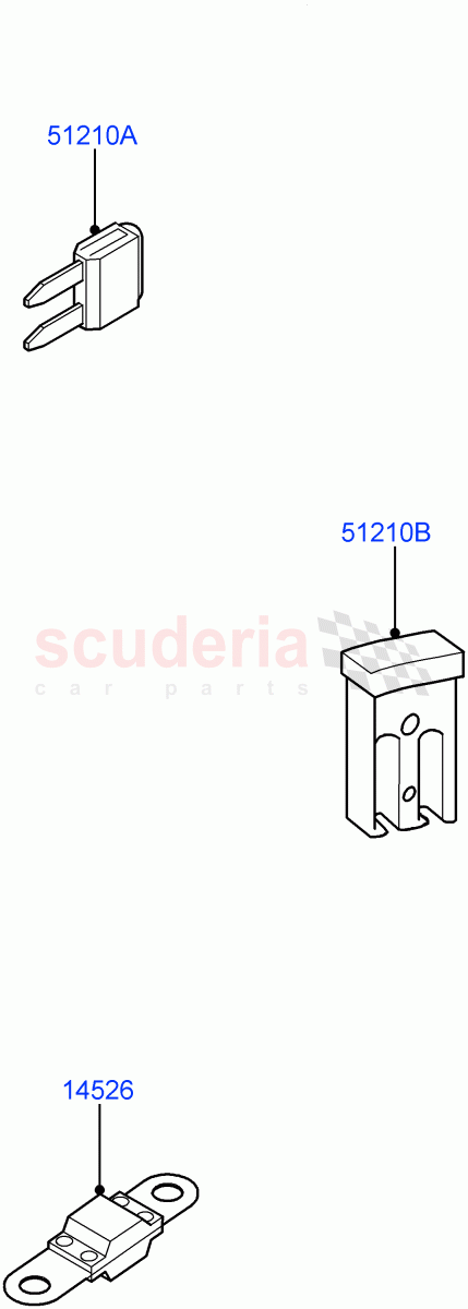 Fuses, Holders And Circuit Breakers of Land Rover Land Rover Range Rover (2022+) [4.4 V8 Turbo Petrol NC10]