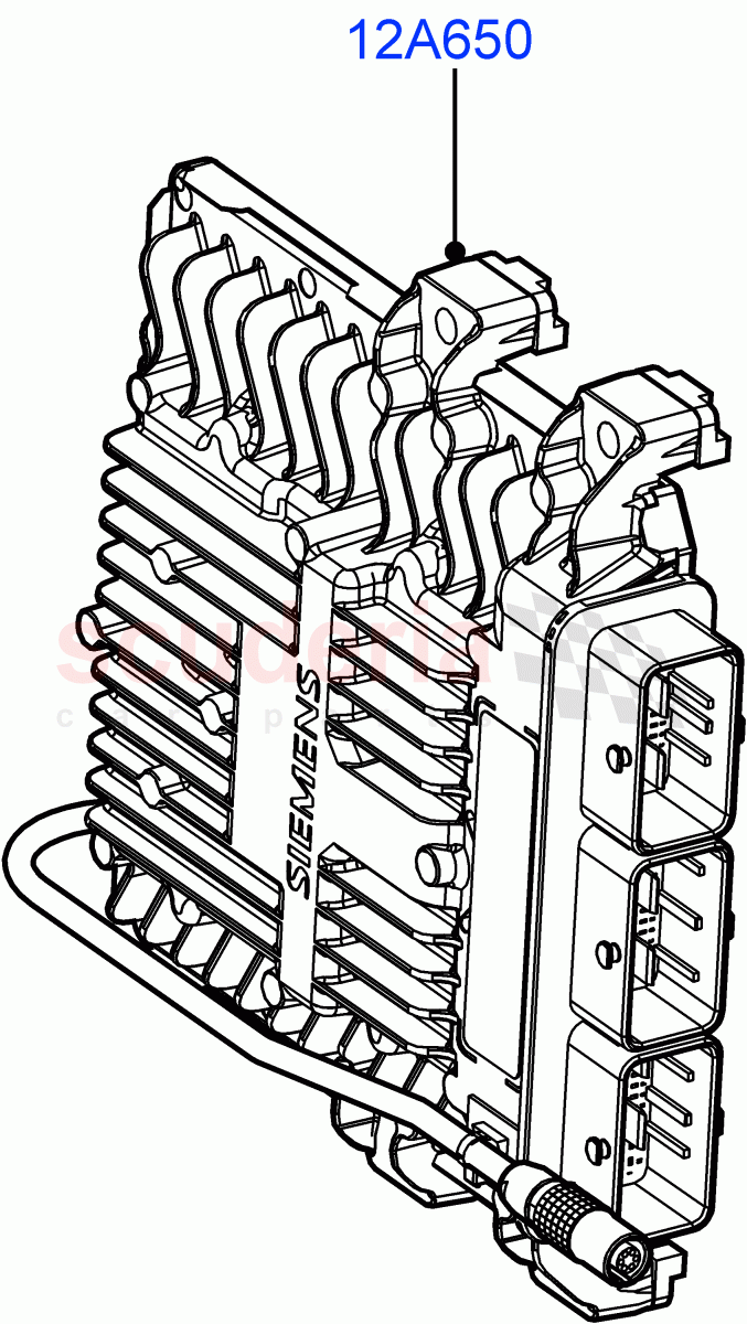 Engine Modules And Sensors (3.6L V8 32V DOHC EFi Diesel Lion) ((V) FROM7A000001, (V) TO9A999999) of Land Rover Land Rover Range Rover Sport (2005-2009) [3.6 V8 32V DOHC EFI Diesel]