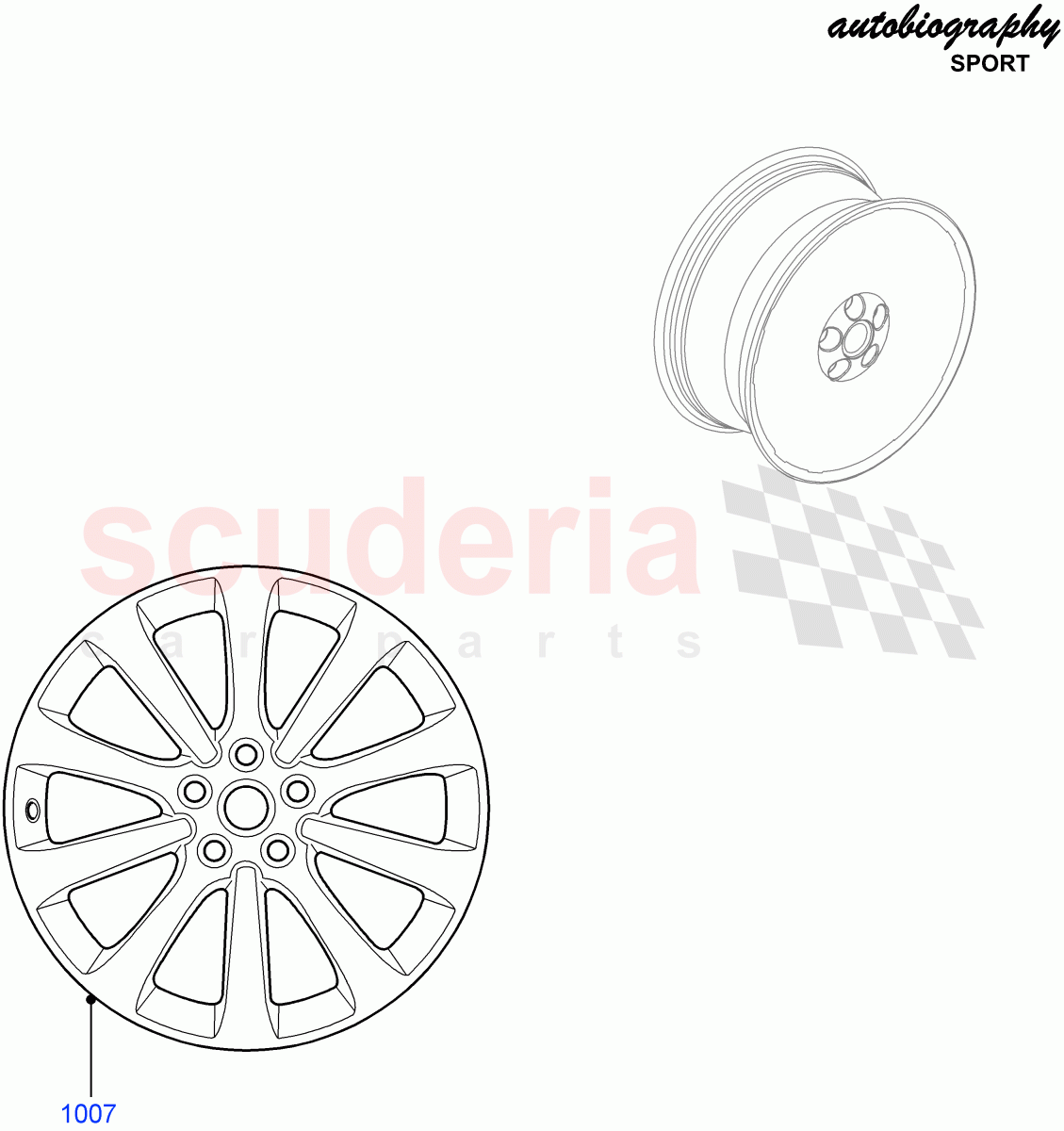 Wheels (Autobiography Sales Badge) ((V) FROMAA000001) of Land Rover Land Rover Range Rover Sport (2010-2013) [3.0 Diesel 24V DOHC TC]