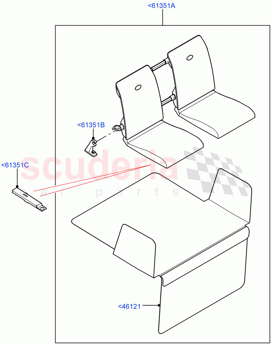 Touring Accessories (Tailgate Event Seating) ((V) FROMJA000001) of Land Rover Land Rover Range Rover Sport (2014+) [3.0 I6 Turbo Petrol AJ20P6]