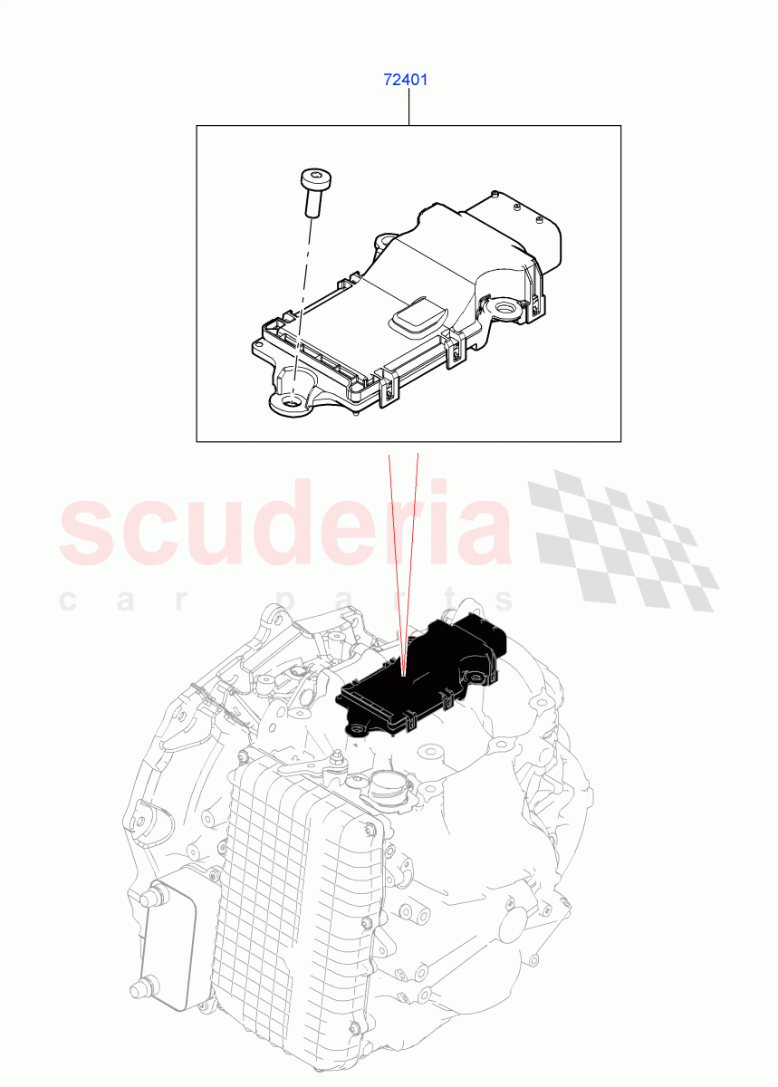 Transmission Modules And Sensors (9 Speed Auto Trans 9HP50, Itatiaia (Brazil)) ((V) FROMLT000001) of Land Rover Land Rover Discovery Sport (2015+) [2.0 Turbo Diesel AJ21D4]