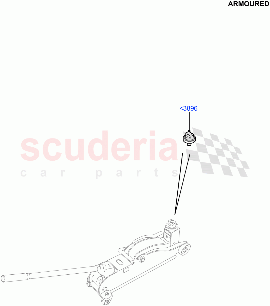 Tools (Armoured) ((V) FROMEA000001) of Land Rover Land Rover Range Rover (2012-2021) [3.0 I6 Turbo Diesel AJ20D6]