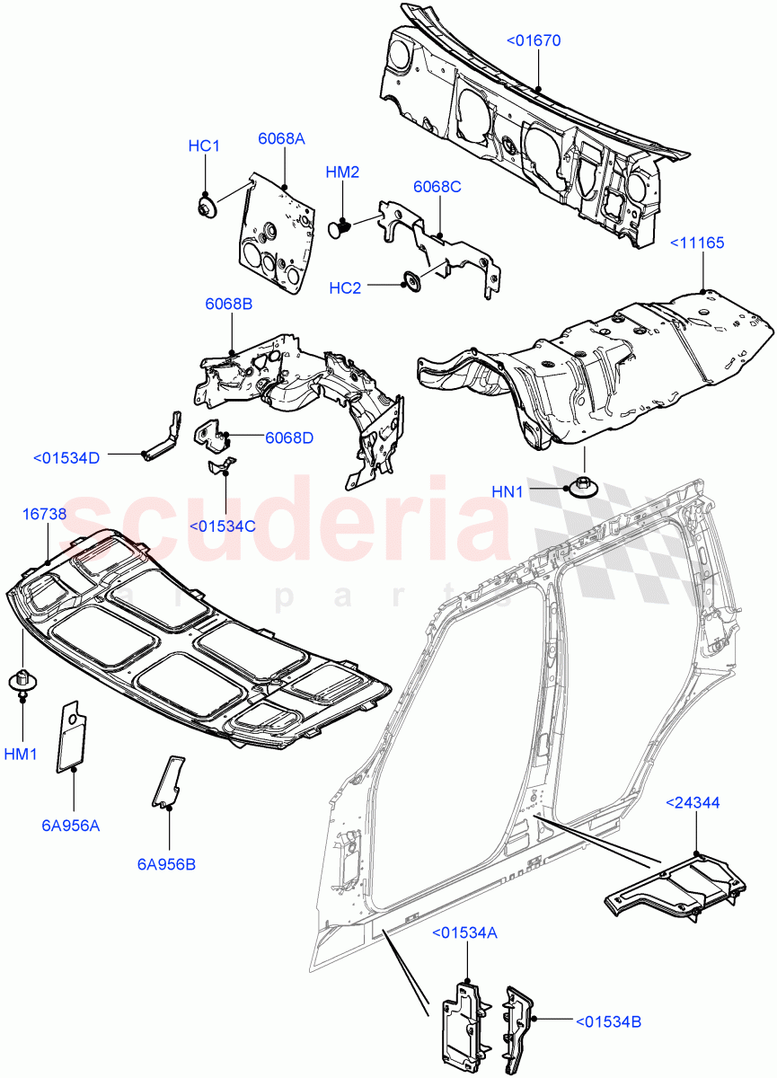 Insulators - Front (Less Armoured) ((V) FROMAA000001) of Land Rover Land Rover Range Rover (2010-2012) [3.6 V8 32V DOHC EFI Diesel]