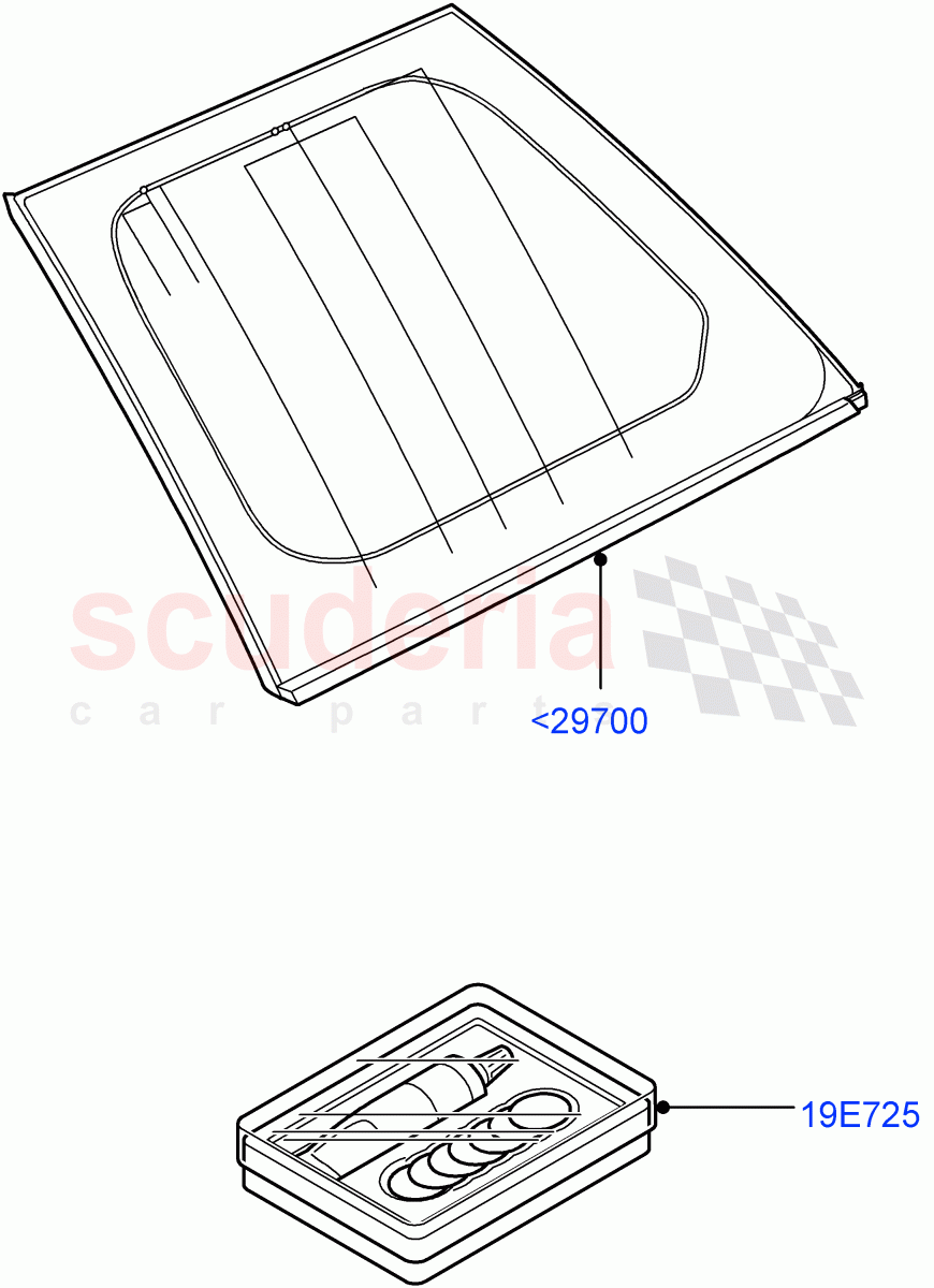 Quarter Windows ((V) FROMAA000001) of Land Rover Land Rover Range Rover Sport (2010-2013) [5.0 OHC SGDI SC V8 Petrol]