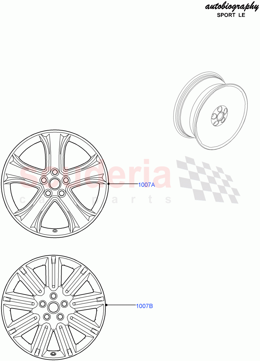 Wheels (Autobiography Sport LE) ((V) FROMCA000001) of Land Rover Land Rover Range Rover Sport (2010-2013) [5.0 OHC SGDI NA V8 Petrol]