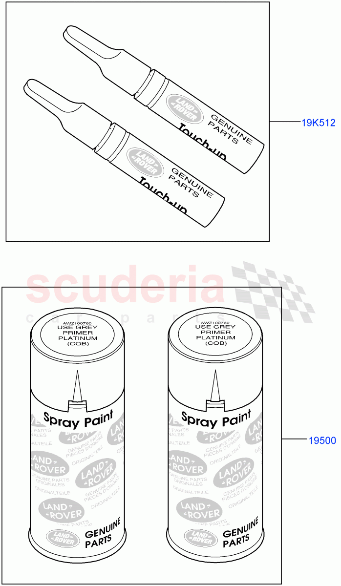 Touch Up Paint (Accessory) of Land Rover Land Rover Range Rover Sport (2014+) [3.0 DOHC GDI SC V6 Petrol]