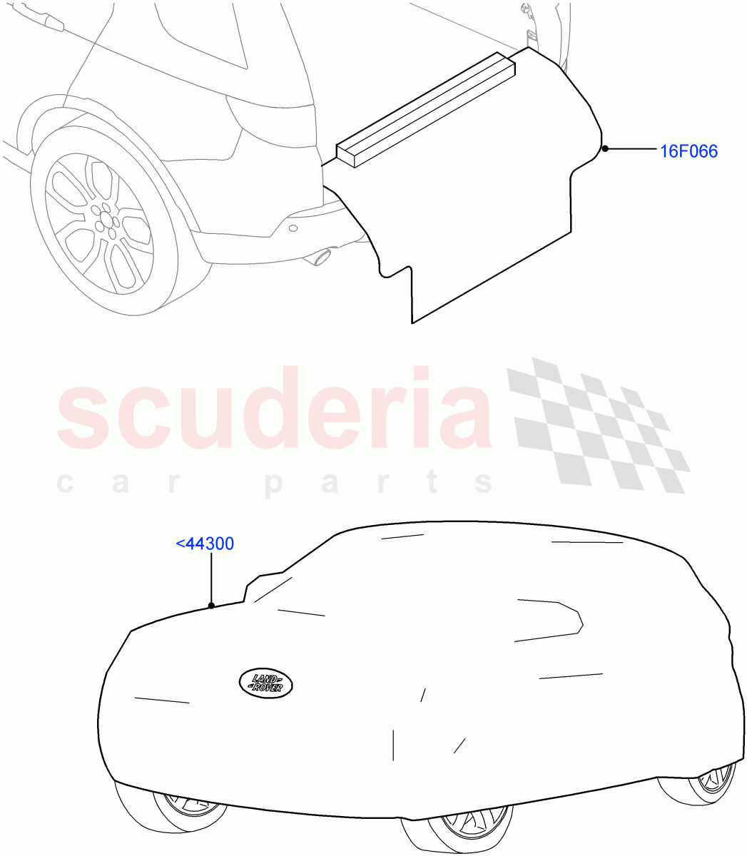 Exterior Body Protection (Halewood (UK)) of Land Rover Land Rover Range Rover Evoque (2019+) [2.0 Turbo Petrol AJ200P]
