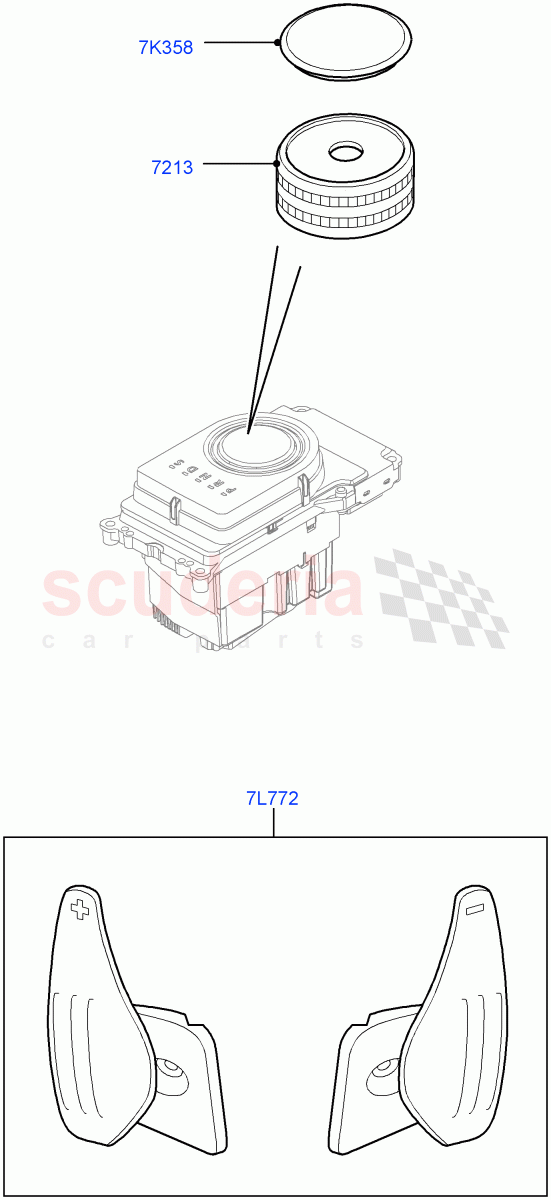 Interior Dress Up (Accessory, Gear Knob) ((V) FROMAA000001) of Land Rover Land Rover Range Rover Sport (2010-2013) [5.0 OHC SGDI SC V8 Petrol]