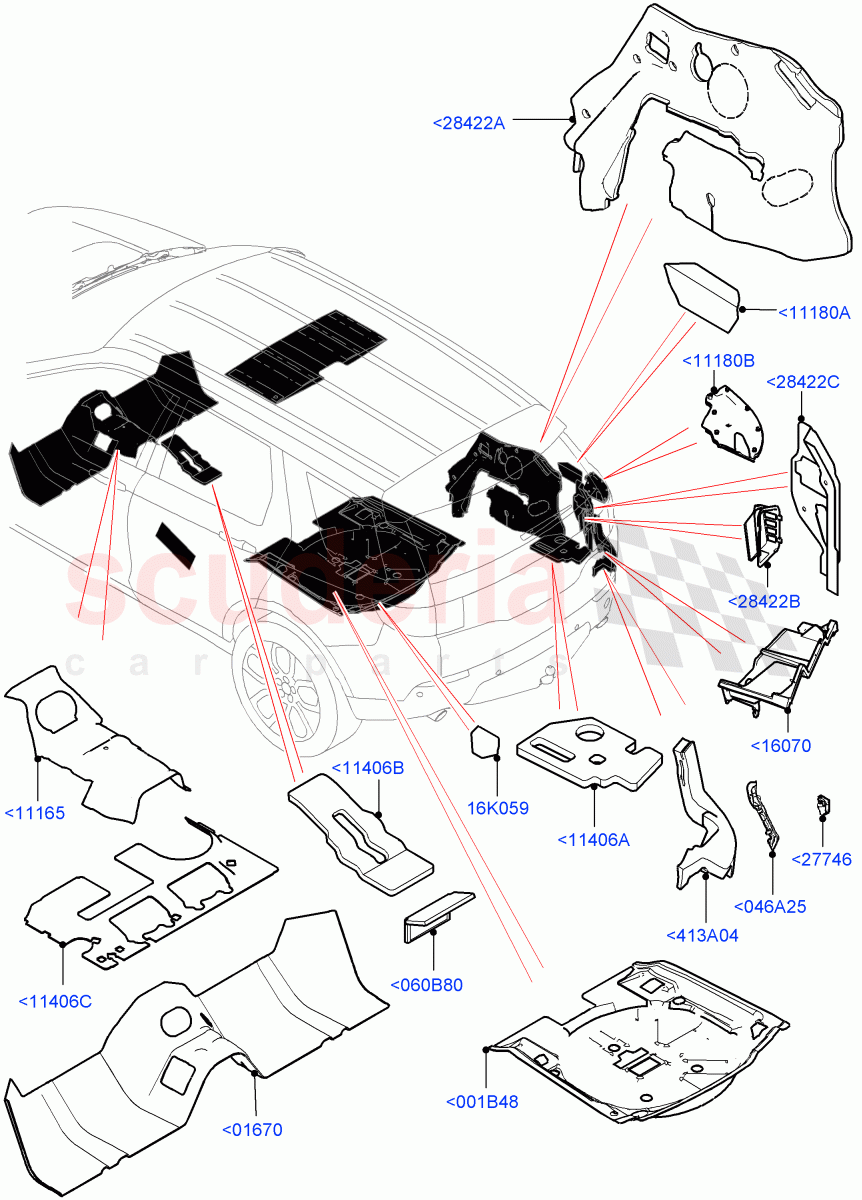 Insulators - Rear (Changsu (China)) ((V) FROMFG000001) of Land Rover Land Rover Discovery Sport (2015+) [2.0 Turbo Diesel]