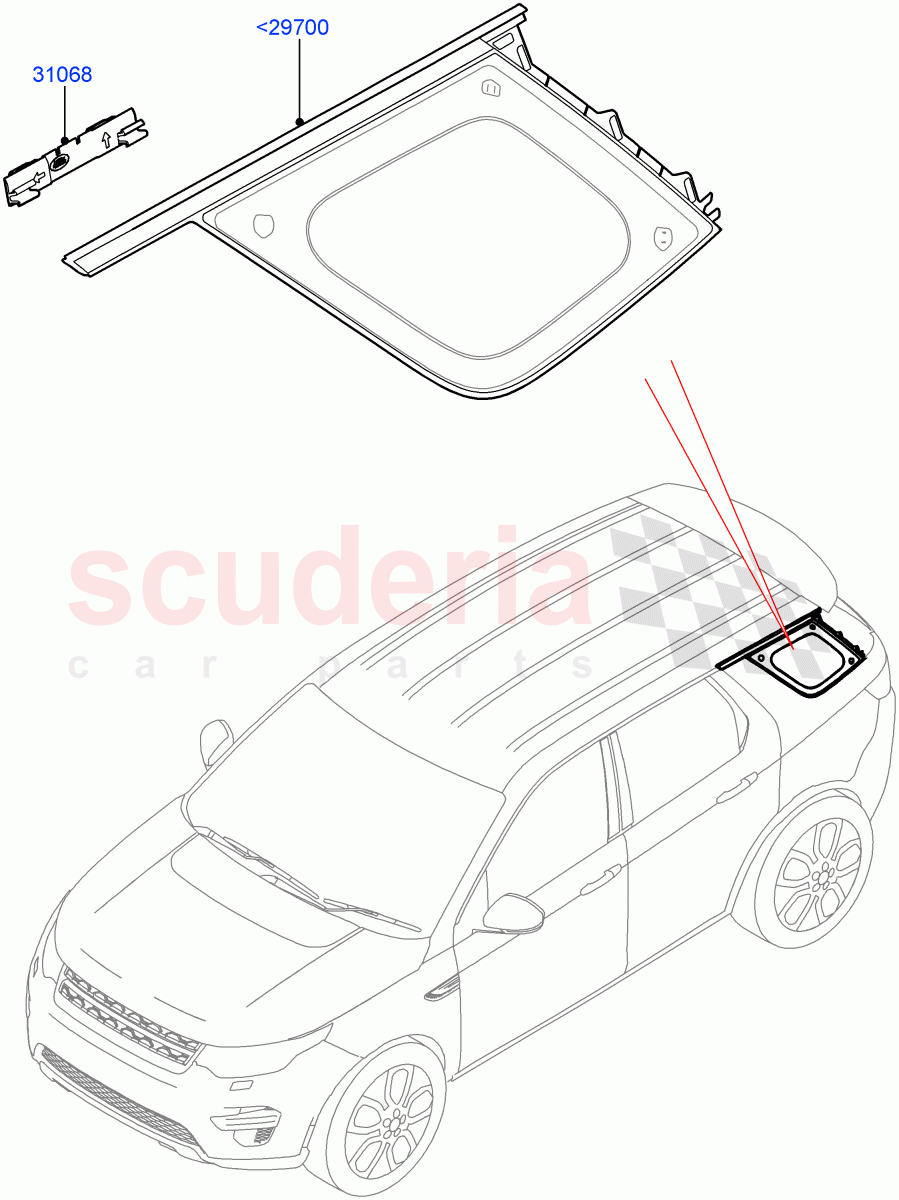 Quarter Windows (Itatiaia (Brazil)) ((V) FROMGT000001) of Land Rover Land Rover Discovery Sport (2015+) [2.2 Single Turbo Diesel]