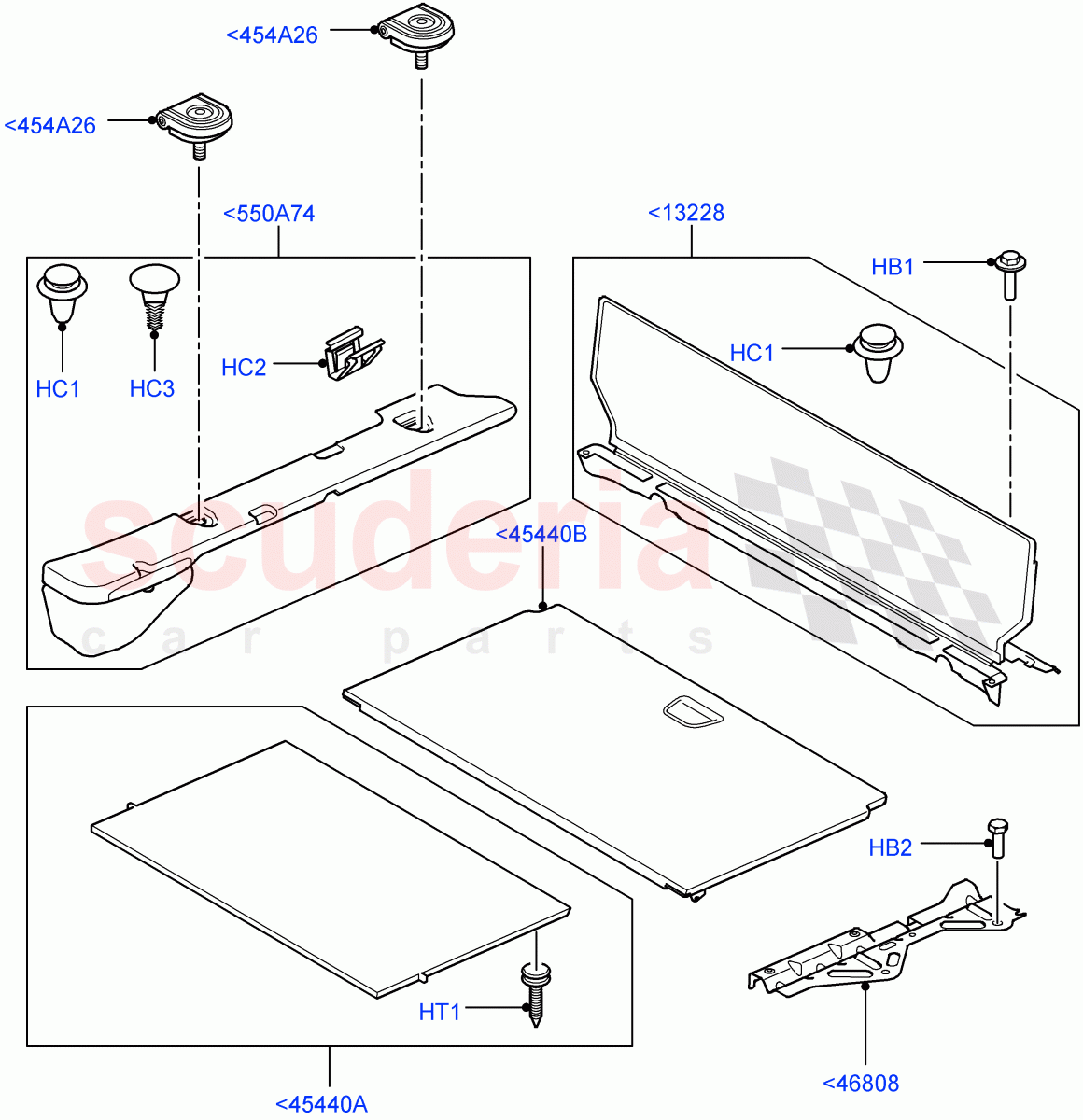 Load Compartment Trim (Floor) ((V) FROMAA000001) of Land Rover Land Rover Discovery 4 (2010-2016) [2.7 Diesel V6]