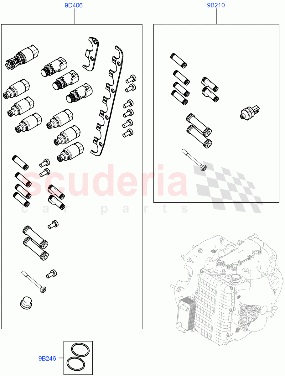 Valve Body - Main Control & Servo's (9 Speed Auto AWD, Changsu (China)) ((V) FROMEG000001) of Land Rover Land Rover Discovery Sport (2015+) [2.0 Turbo Diesel]