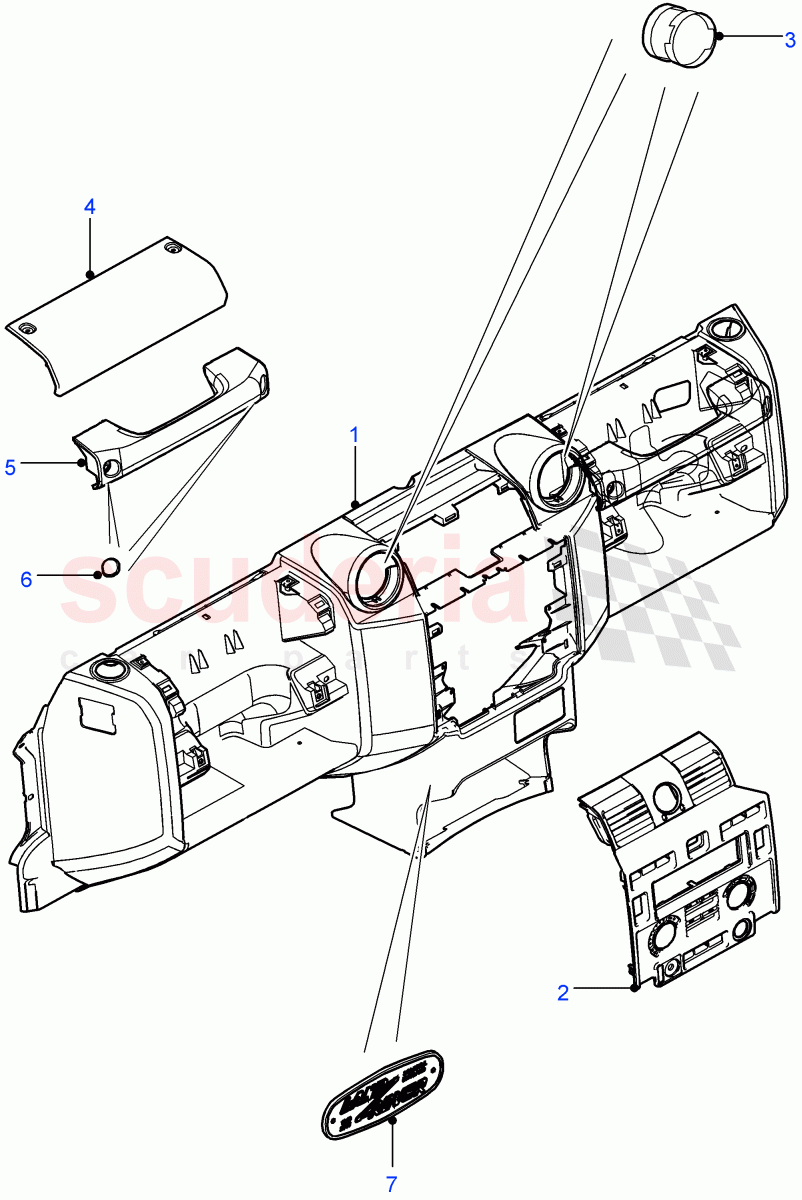 Facia of Land Rover Land Rover Defender (2007-2016)