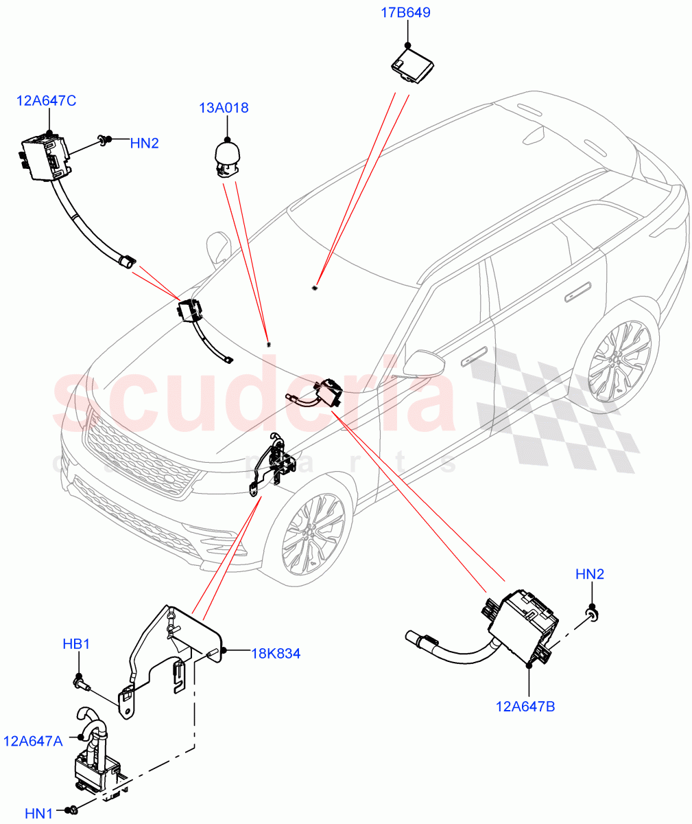 Air Conditioning And Heater Sensors ((V) FROMNA000001) of Land Rover Land Rover Range Rover Velar (2017+) [3.0 Diesel 24V DOHC TC]