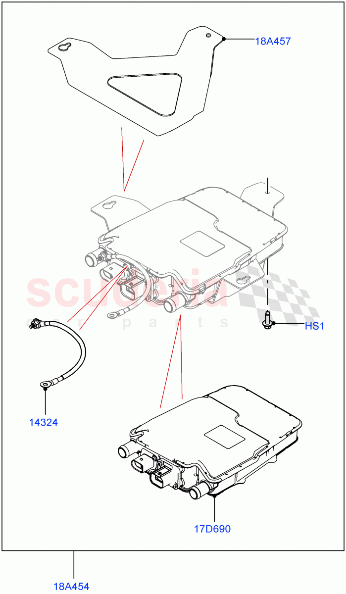High Voltage Heater (2.0L AJ200P Hi PHEV) ((V) FROMMA000001) of Land Rover Land Rover Range Rover Velar (2017+) [3.0 DOHC GDI SC V6 Petrol]