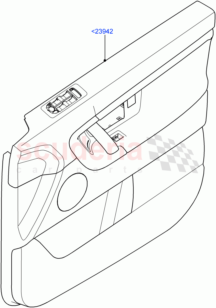 Front Door Trim Panels (Itatiaia (Brazil)) ((V) FROMGT000001) of Land Rover Land Rover Discovery Sport (2015+) [2.0 Turbo Diesel]
