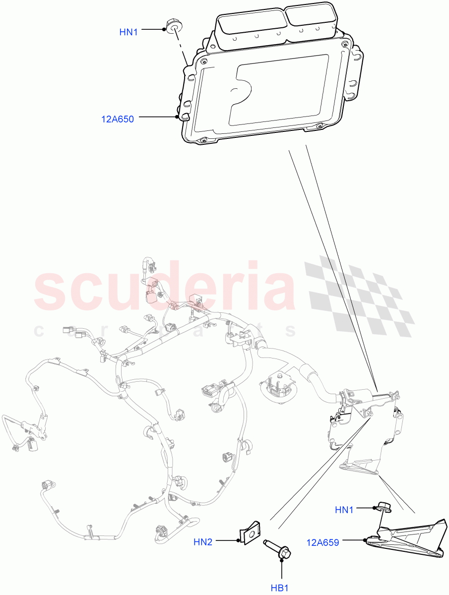 Engine Modules And Sensors (2.0L 16V TIVCT T/C 240PS Petrol) of Land Rover Land Rover Range Rover Sport (2014+) [2.0 Turbo Petrol GTDI]