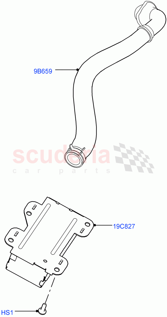 Heater/Air Cond.External Components (Ioniser) (Cabin Air Ionisation / PM2.5, Air Purge/Ionisation/PM2.5/CO2) of Land Rover Land Rover Range Rover Velar (2017+) [3.0 DOHC GDI SC V6 Petrol]