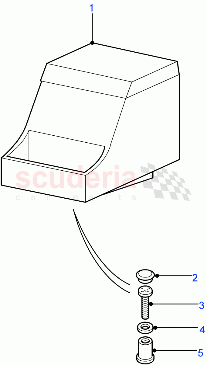 Cubby Box of Land Rover Land Rover Defender (2007-2016)