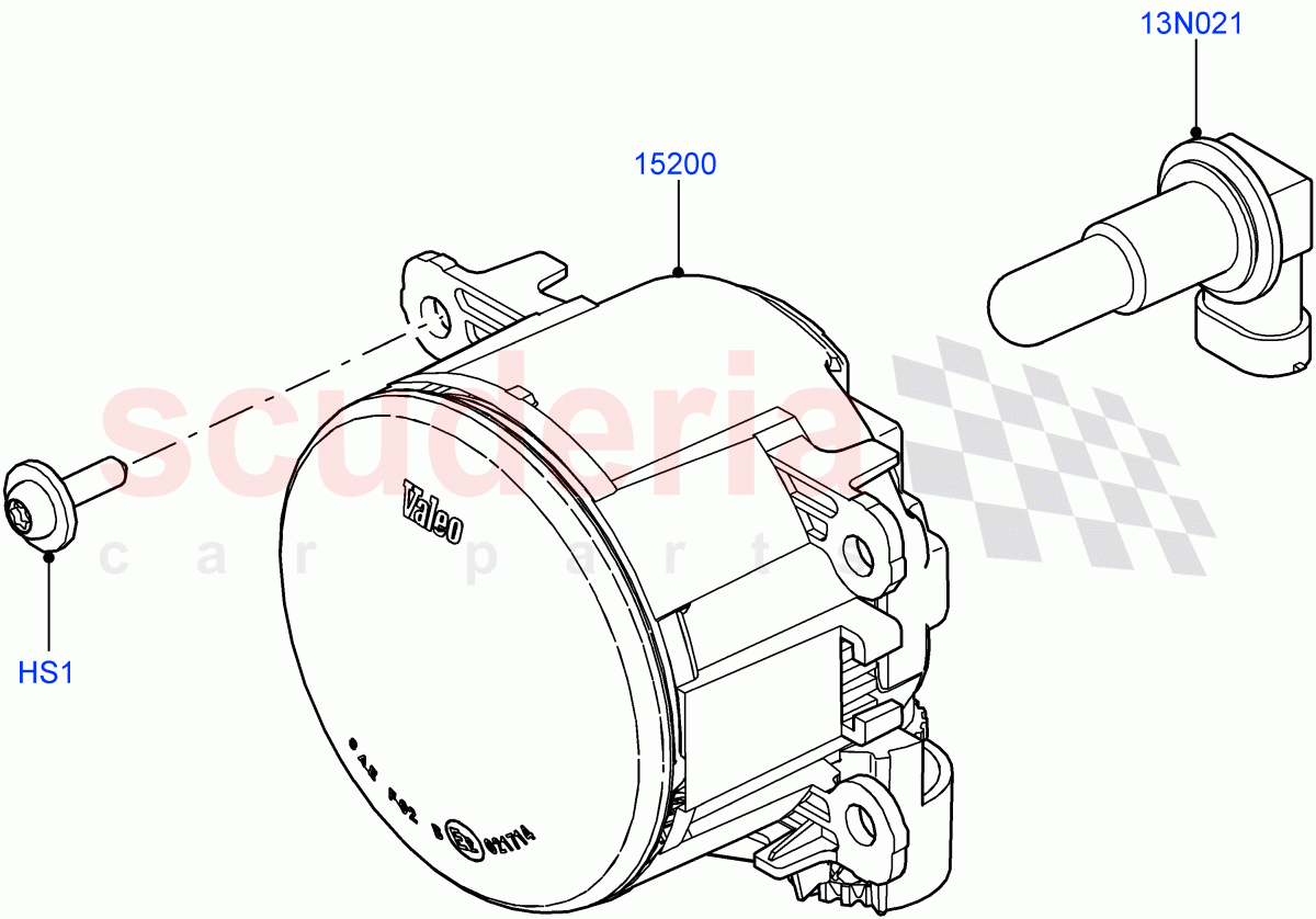 Front Fog Lamps ((V) FROMAA000001) of Land Rover Land Rover Range Rover (2010-2012) [4.4 DOHC Diesel V8 DITC]