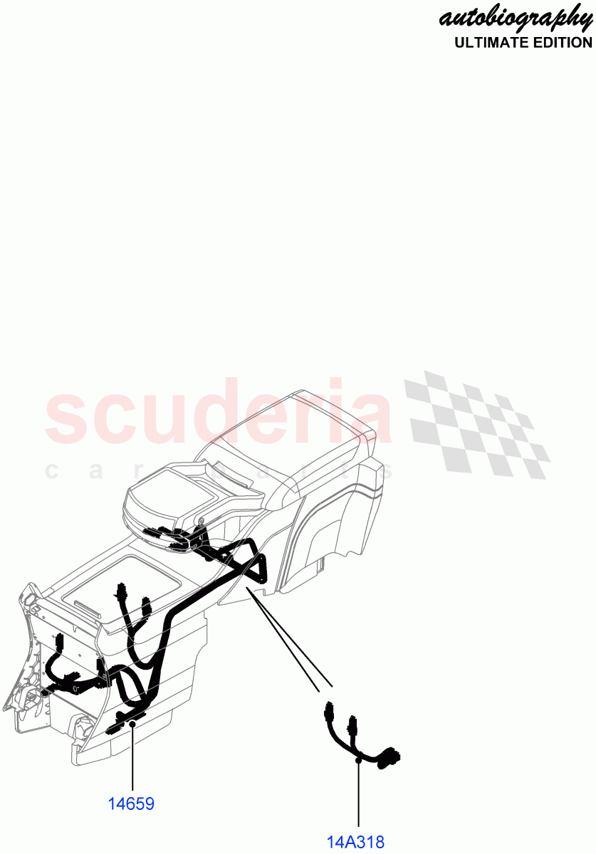 Electrical Wiring - Body And Rear (Autobiography Ultimate Edition) ((V) FROMBA344356) of Land Rover Land Rover Range Rover (2010-2012) [5.0 OHC SGDI NA V8 Petrol]