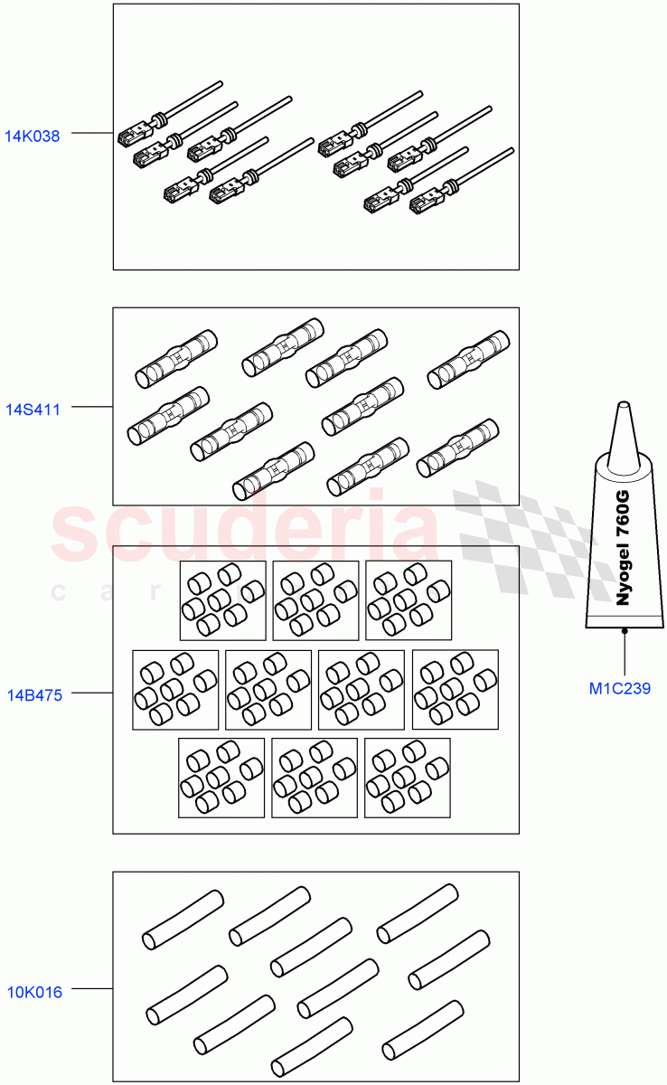 Pigtail Wiring Kits  (Halewood (UK)) of Land Rover Land Rover Discovery Sport (2015+) [2.0 Turbo Diesel AJ21D4]