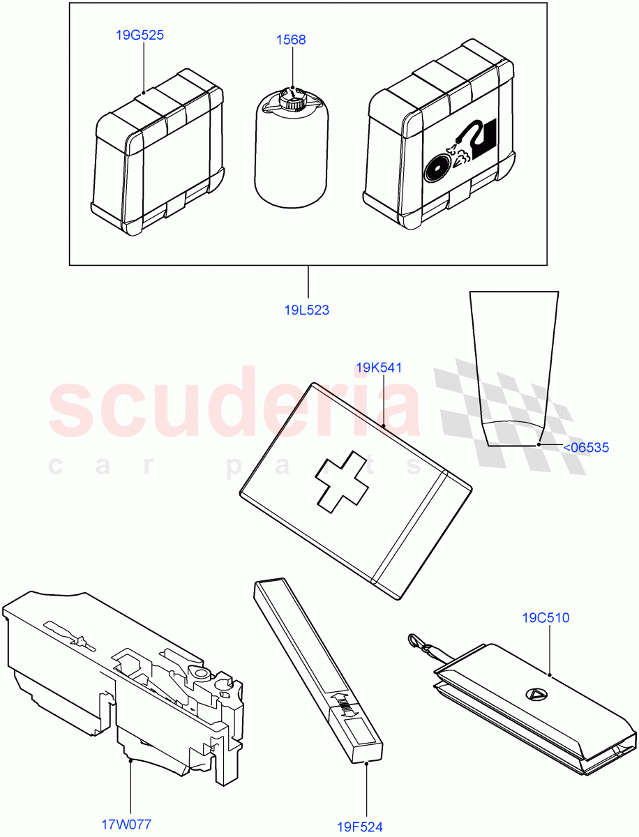 Emergency And Safety Equipment (Factory Fitted) of Land Rover Land Rover Defender (2020+) [2.0 Turbo Petrol AJ200P]
