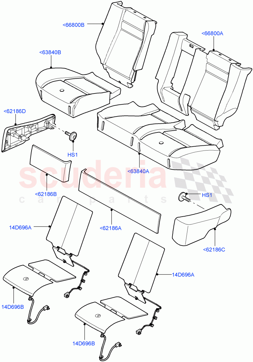Rear Seat Pads/Valances & Heating ((V) FROMAA000001) of Land Rover Land Rover Range Rover Sport (2010-2013) [3.6 V8 32V DOHC EFI Diesel]