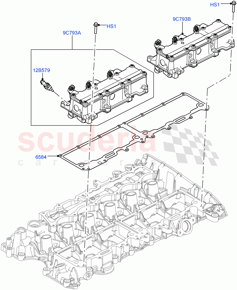 Variable Valve Lift Unit (3.0L AJ20P6 Petrol High) ((V) FROMKA000001) of Land Rover Land Rover Range Rover (2012-2021) [3.0 I6 Turbo Petrol AJ20P6]