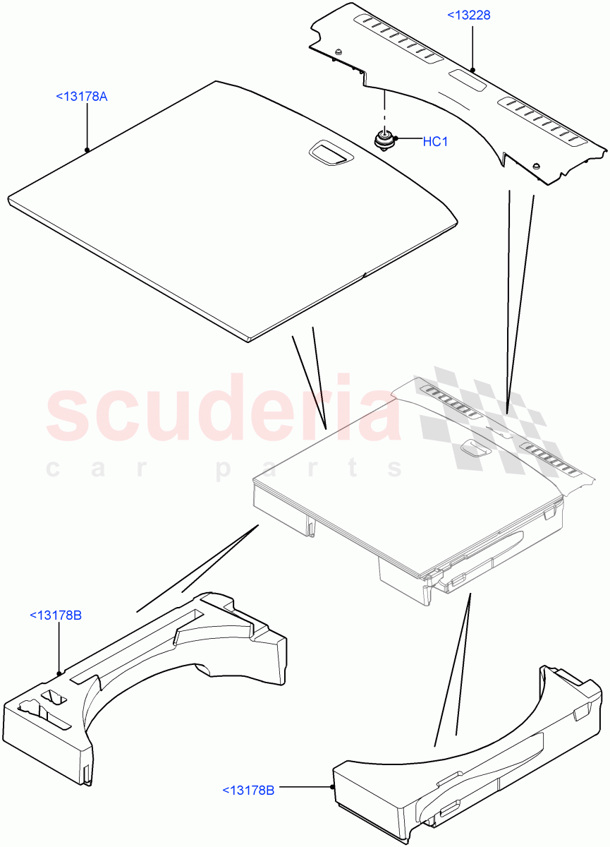 Load Compartment Trim (Floor) (Changsu (China)) ((V) FROMEG000001) of Land Rover Land Rover Range Rover Evoque (2012-2018) [2.2 Single Turbo Diesel]
