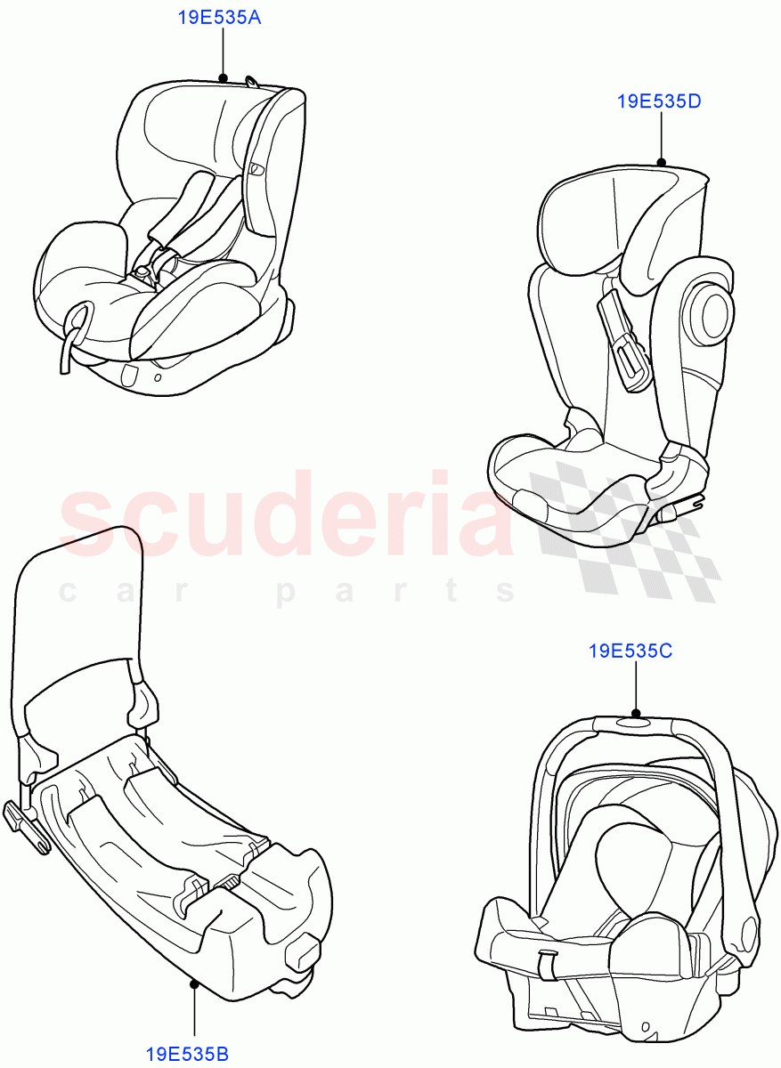 Child Seating of Land Rover Land Rover Range Rover (2022+) [3.0 I6 Turbo Petrol AJ20P6]