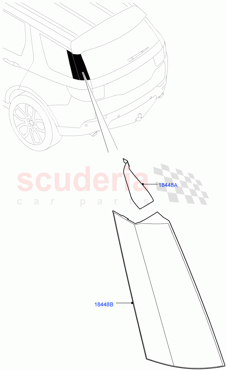 Luggage Compartment Door (Finishers) (Halewood (UK)) of Land Rover Land Rover Discovery Sport (2015+) [2.0 Turbo Diesel]