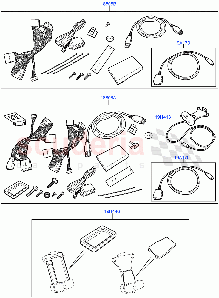 Audio Equipment - Accessory (Accessory) of Land Rover Land Rover Range Rover Sport (2005-2009) [4.2 Petrol V8 Supercharged]