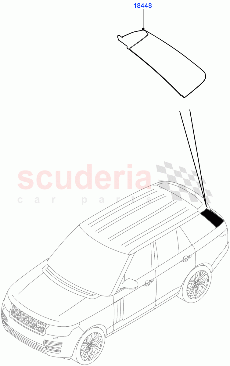 Luggage Compartment Door (Finisher) of Land Rover Land Rover Range Rover (2012-2021) [4.4 DOHC Diesel V8 DITC]
