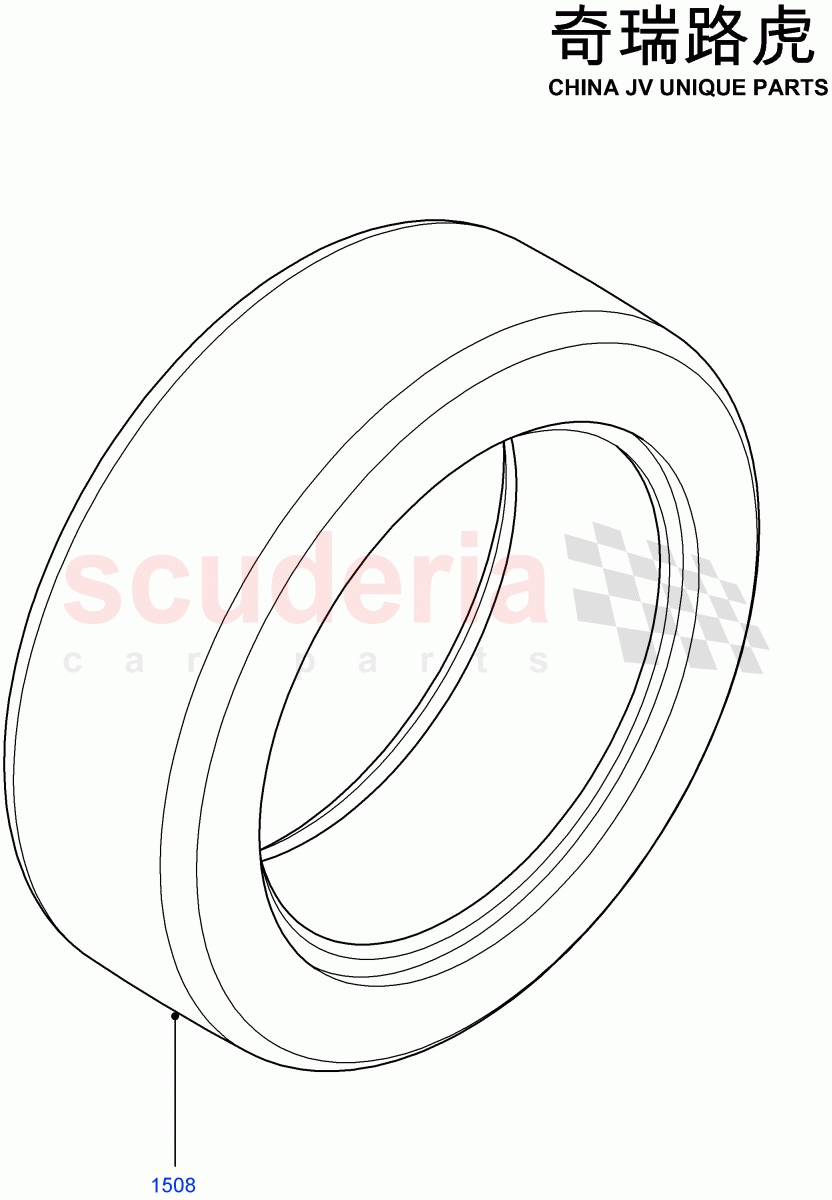 Tyres (Changsu (China)) of Land Rover Land Rover Range Rover Evoque (2019+) [1.5 I3 Turbo Petrol AJ20P3]