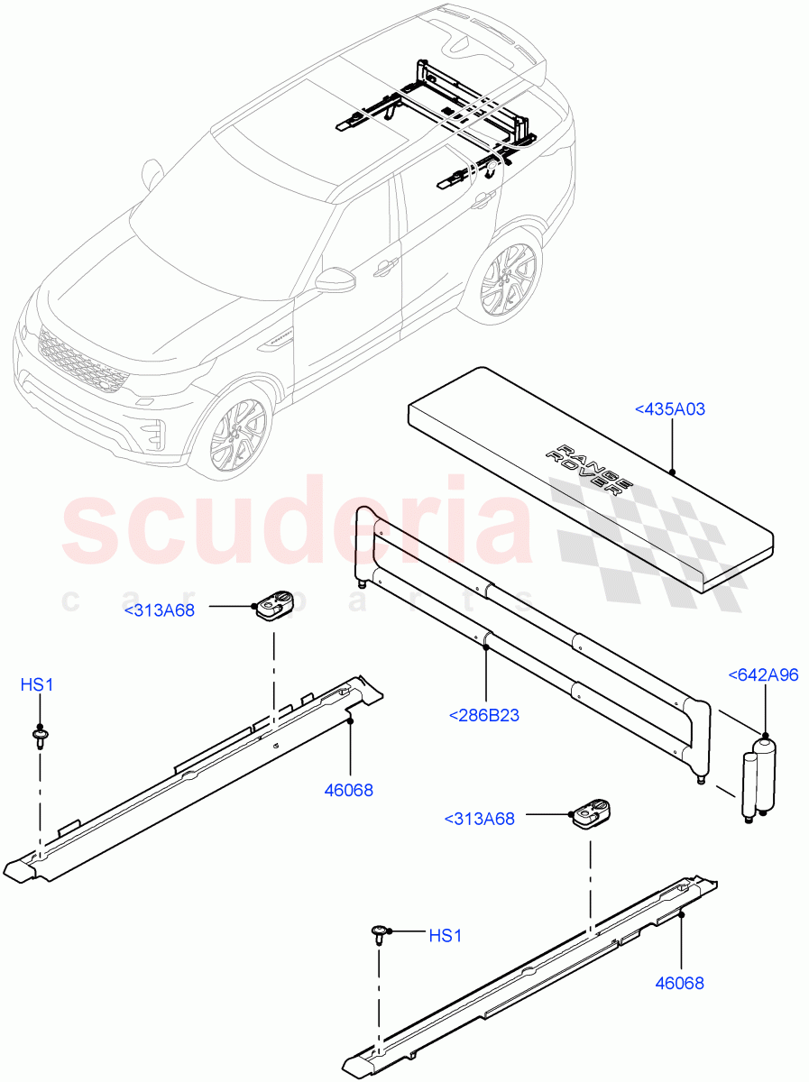 Load Compartment Trim (Solihull Plant Build, Floor) ((V) FROMHA000001) of Land Rover Land Rover Discovery 5 (2017+) [2.0 Turbo Diesel]
