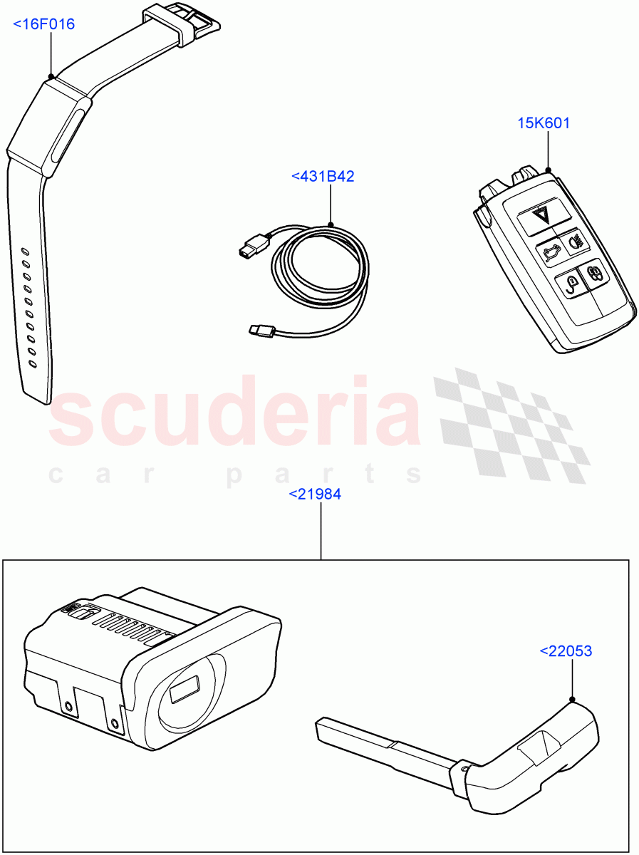 Vehicle Lock Sets And Repair Kits of Land Rover Land Rover Range Rover (2022+) [4.4 V8 Turbo Petrol NC10]