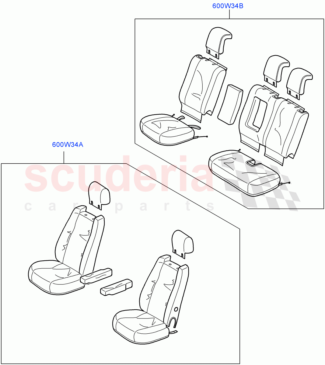 Accessory Seat Covers (Accessory) of Land Rover Land Rover Range Rover (2012-2021) [3.0 I6 Turbo Petrol AJ20P6]