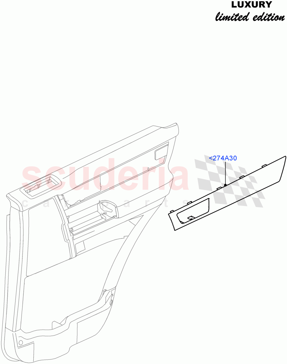 Rear Door Trim Installation ((V) FROMCA000001) of Land Rover Land Rover Discovery 4 (2010-2016) [4.0 Petrol V6]