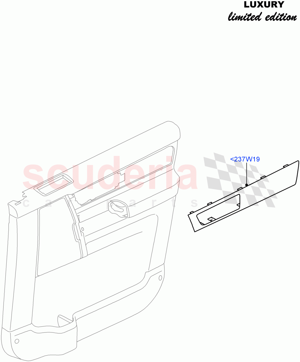 Front Door Trim Installation ((V) FROMCA000001) of Land Rover Land Rover Discovery 4 (2010-2016) [3.0 DOHC GDI SC V6 Petrol]