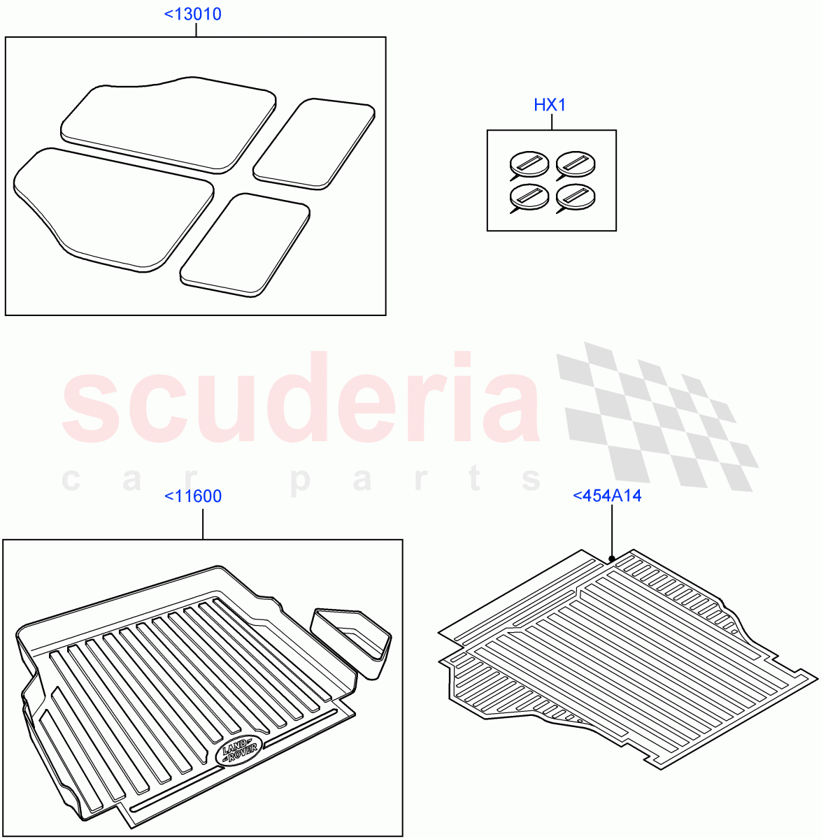 Interior Dress Up (Accessory, Floor Mats) (Less Armoured) ((V) FROMAA000001) of Land Rover Land Rover Range Rover (2010-2012) [4.4 DOHC Diesel V8 DITC]