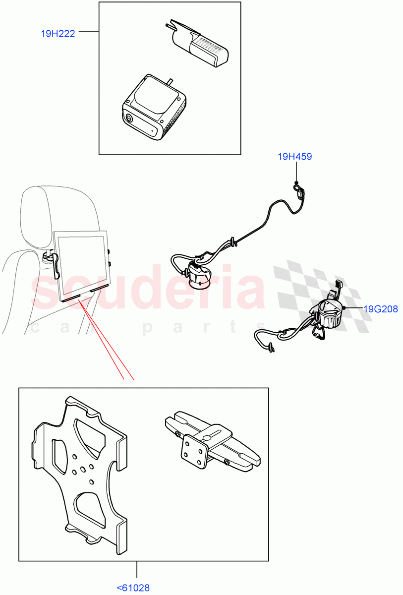Enhanced Entertainment Systems (Solihull Plant Build, Nitra Plant Build) of Land Rover Land Rover Discovery 5 (2017+) [3.0 Diesel 24V DOHC TC]