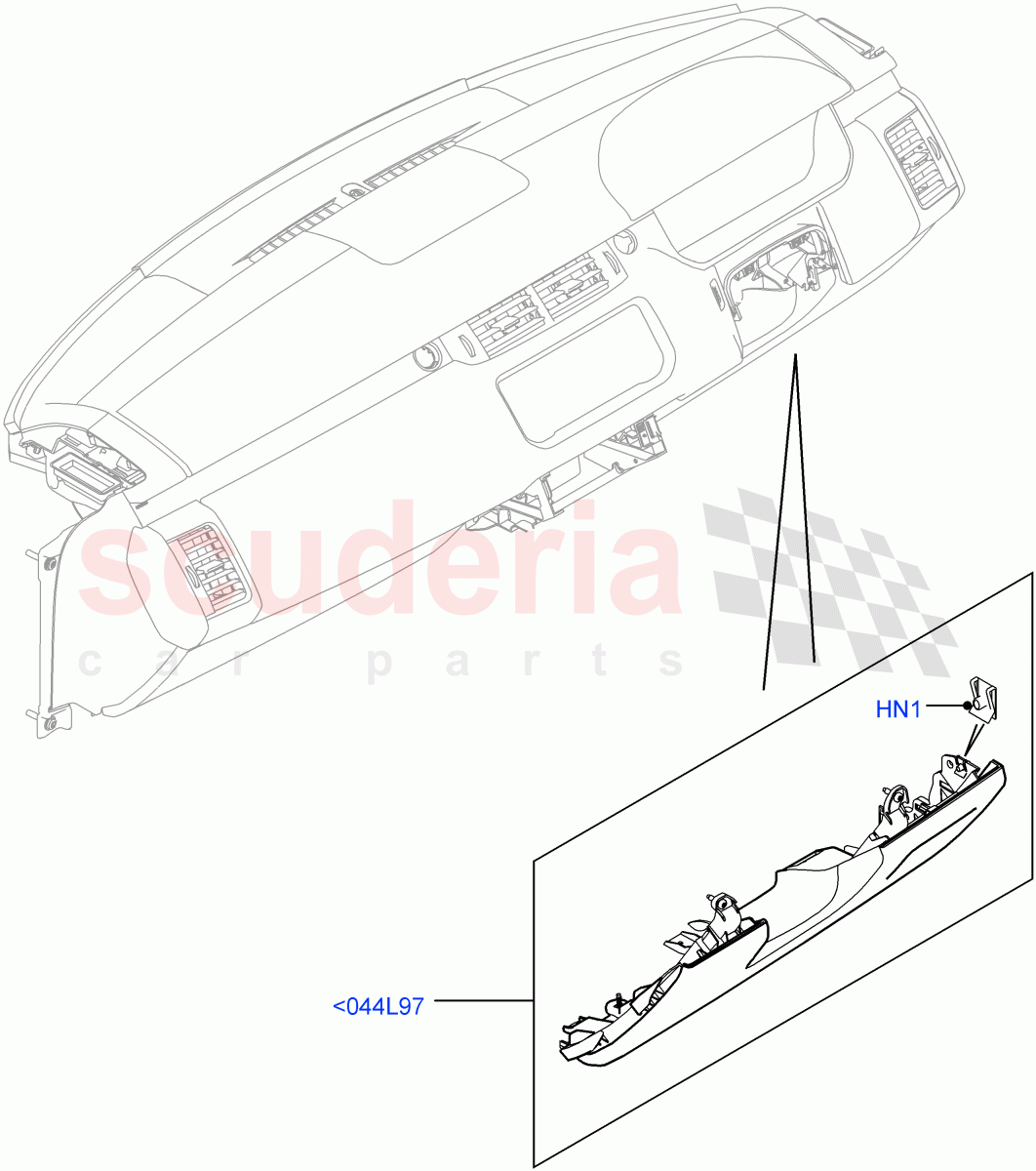 Instrument Panel (External, Lower) of Land Rover Land Rover Range Rover Sport (2014+) [2.0 Turbo Petrol AJ200P]