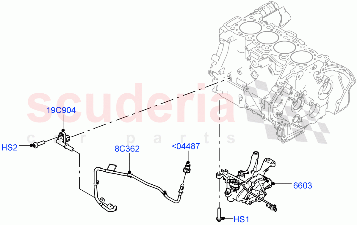 Vacuum Control And Air Injection (2.0L AJ20P4 Petrol Mid PTA, Changsu (China)) of Land Rover Land Rover Discovery Sport (2015+) [2.0 Turbo Petrol AJ200P]