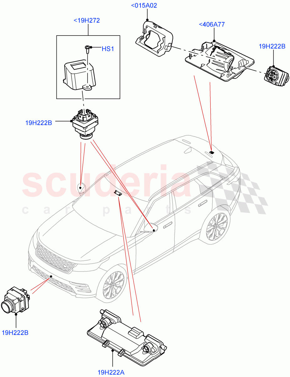 Camera Equipment ((V) FROMMA000001) of Land Rover Land Rover Range Rover Velar (2017+) [2.0 Turbo Diesel]