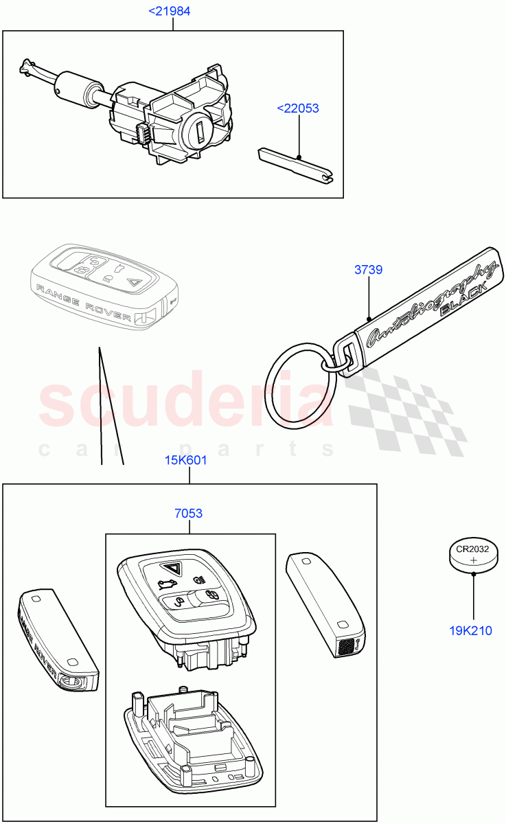 Vehicle Lock Sets And Repair Kits ((V) FROMAA000001) of Land Rover Land Rover Range Rover (2010-2012) [5.0 OHC SGDI SC V8 Petrol]