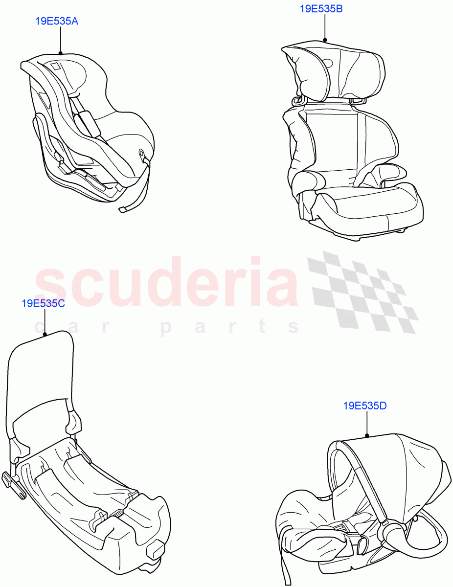 Child Seating (Accessory) of Land Rover Land Rover Range Rover (2012-2021) [5.0 OHC SGDI SC V8 Petrol]
