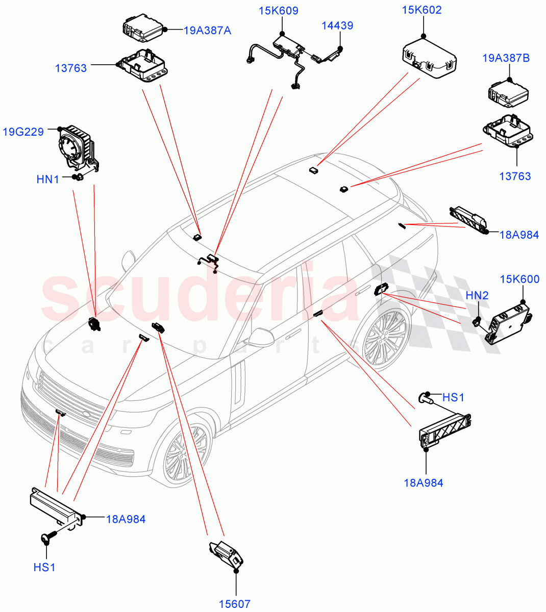 Anti-Theft Alarm Systems of Land Rover Land Rover Range Rover (2022+) [3.0 I6 Turbo Petrol AJ20P6]